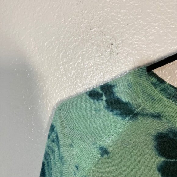 Essentiel Antwerp Sweater Womens XS Wool Blend Green Tie Dye Pullover - Picture 2 of 6